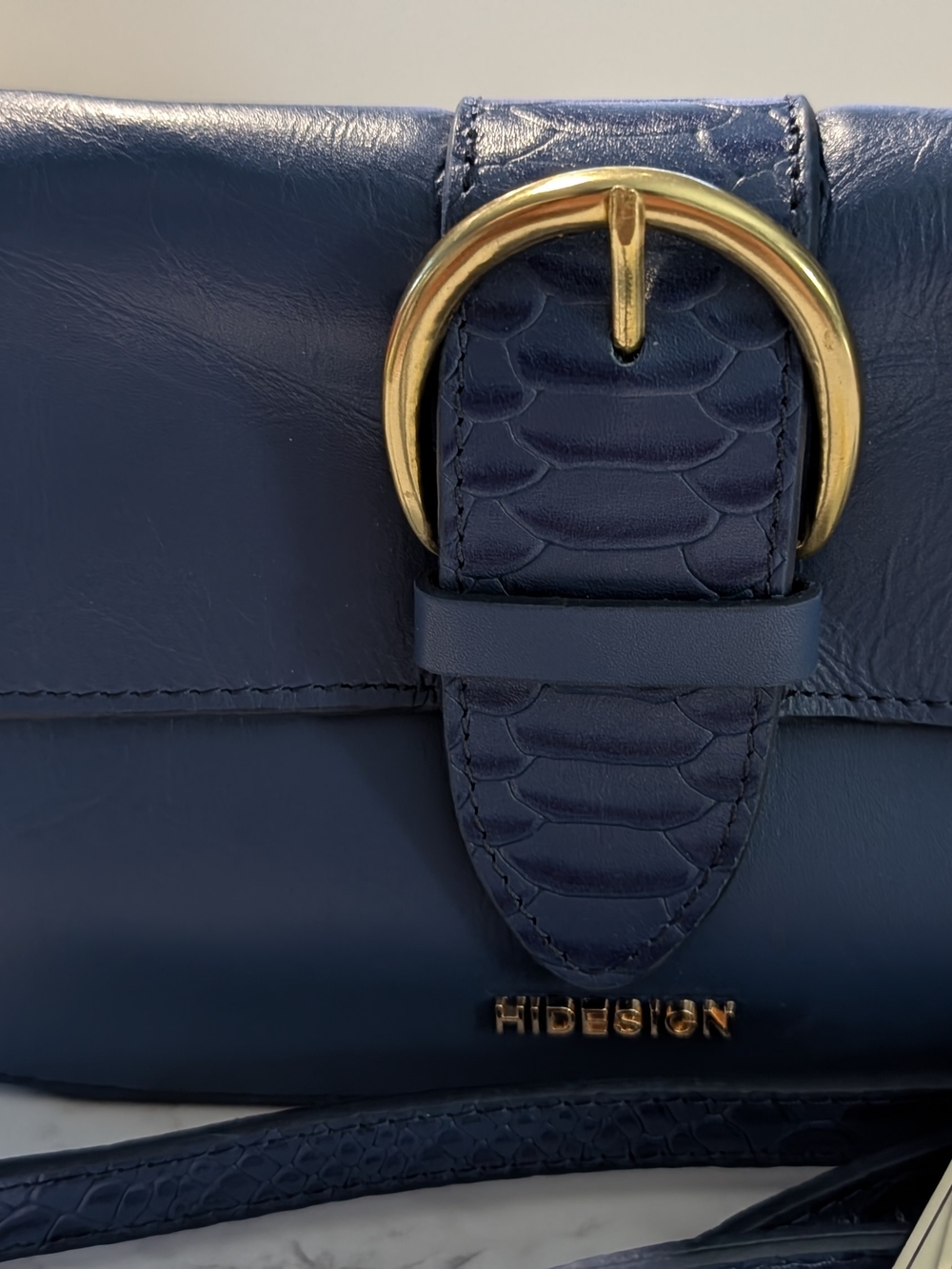 Hidesign Gwen 03 Blue Sling Bag